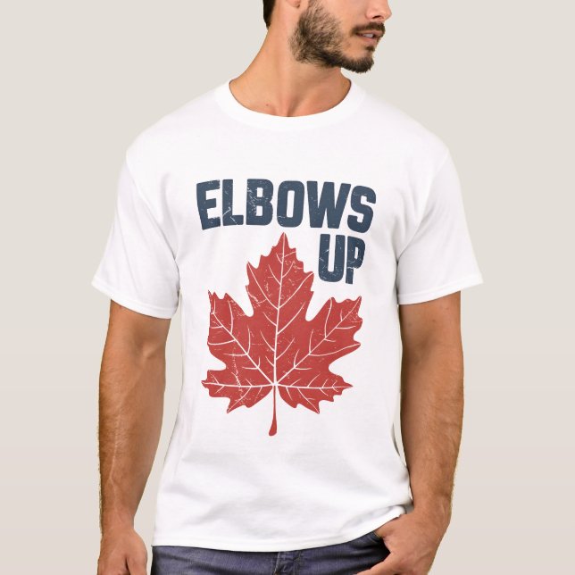 Elbows Up  T-Shirt (Front)