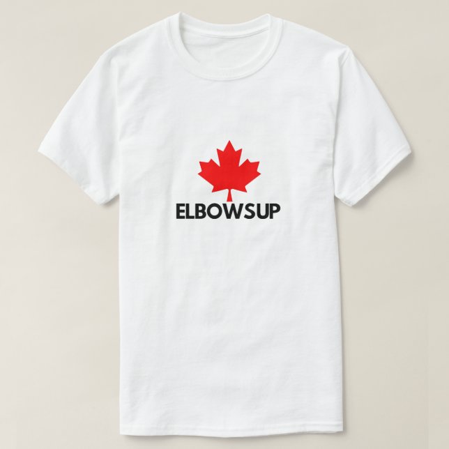 elbows up T-Shirt (Design Front)