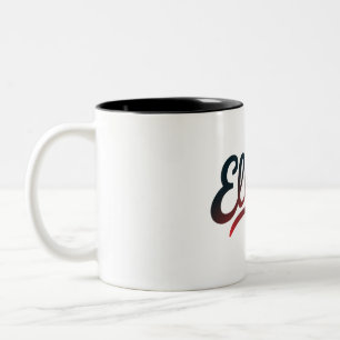 elbows up Two-Tone coffee mug
