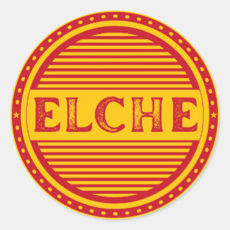Elche City Pride Emblem – Spanish Identity Classic Round Sticker