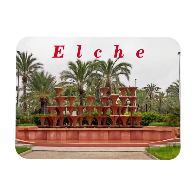 Elche. The Palm Grove. #8  Magnet (Horizontal)