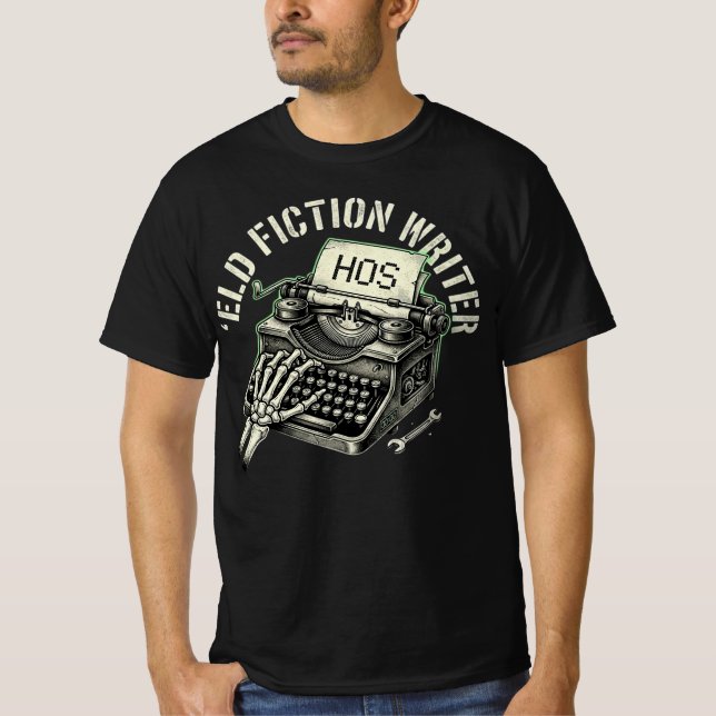 ELD Fiction Writer  Trucker Gift T-Shirt (Front)