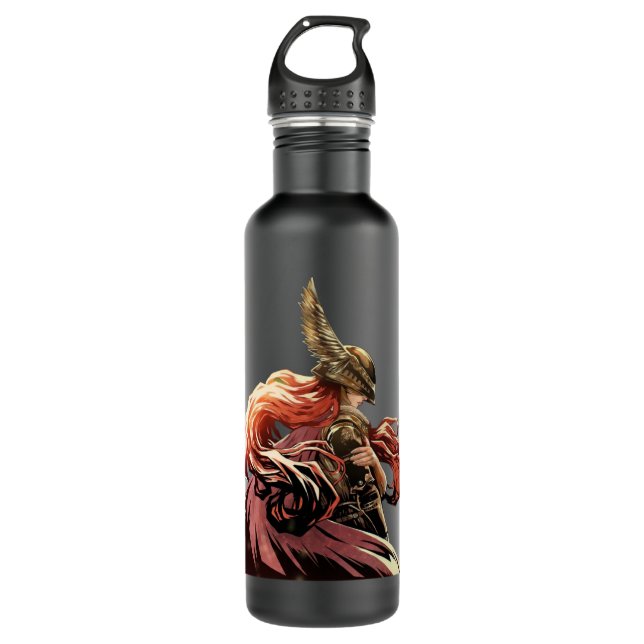 Elden Ring malenia art   710 Ml Water Bottle (Front)
