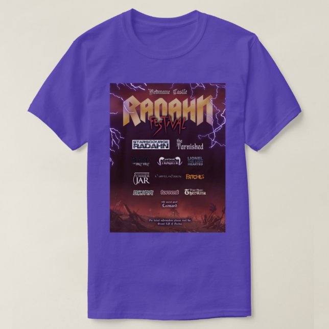 Elden Ring Radahn Festival Poster4 T-Shirt (Design Front)