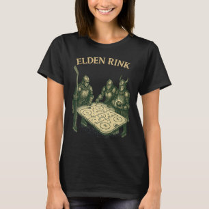 Elden Rink Funny Hockey Knight Parody Fantasy Rpg T-Shirt
