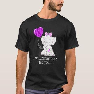 Elder Abuse Awareness Elephant T-Shirt