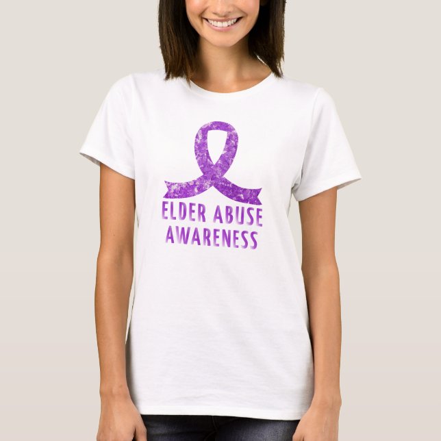 Elder Abuse Awareness T-Shirt (Front)