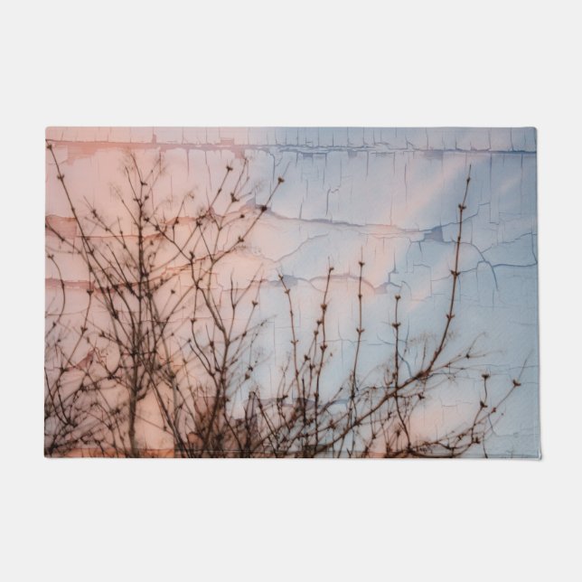 Elder Branches Silhouette  Doormat (Front)