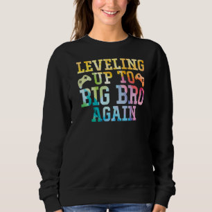 Elder Brother Gaming Quote Gamer Pun Text Sweatshirt
