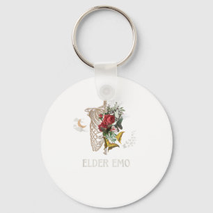 Elder Emo Funny Goth Older Gothic Cottagecore Gobl Key Ring