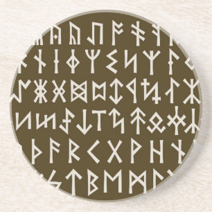 Elder Futhark Runes Coaster