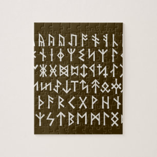 Elder Futhark Runes Jigsaw Puzzle
