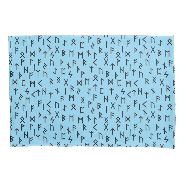 Elder futhark runes pillowcase (Front)