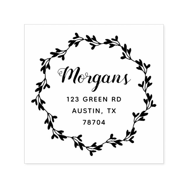 Elderflower Elegant Family  Rubber Stamp (Design)