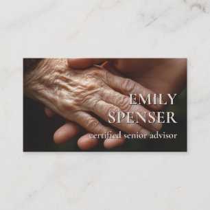 Elderly Care Centre Senior Advisor Nurse Business Card
