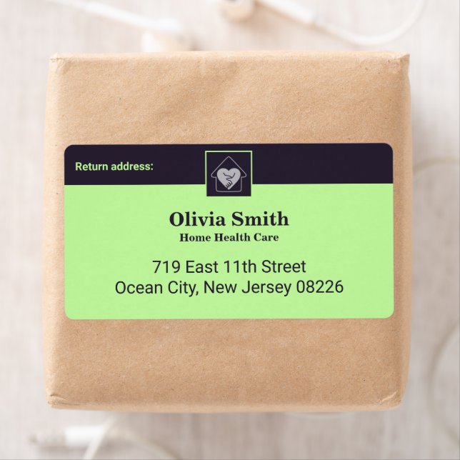 Elderly Care Custom Return Address Label (Insitu)