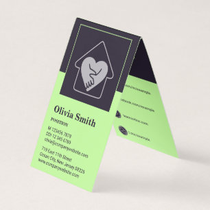 Elderly Care Professional Networking Business Card