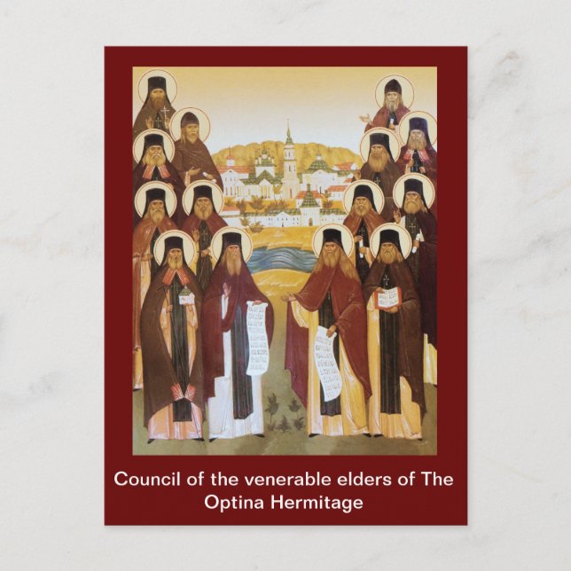 Elders, Council of the venerable elders of The ... Postcard (Front)