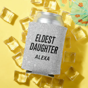 Eldest Daughter Trendy Life Of A Daughter Funny Can Cooler