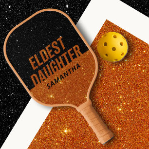 Eldest Daughter Trendy Life Of A Daughter Funny Pickleball Paddle