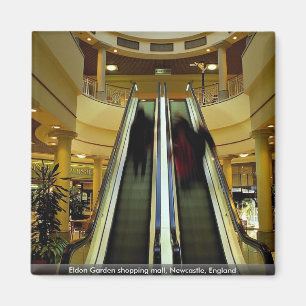 Eldon Garden shopping mall, Newcastle, England Magnet