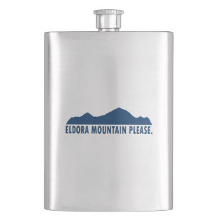 Eldora Mountain Colorado Please Hip Flask