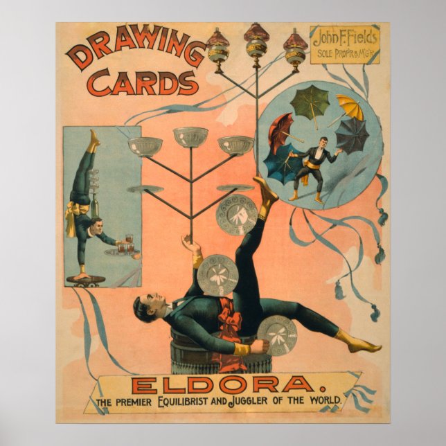 Eldora, Premier Equilibrist and Juggler of the Poster (Front)
