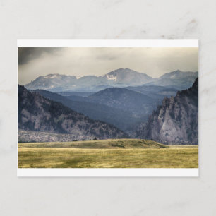 Eldorado Canyon and Continental Divide Above Postcard