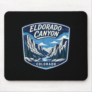 Eldorado canyon colorado hiking adventure outdoor mouse mat
