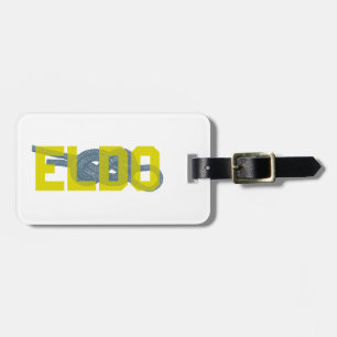 Eldorado Canyon Figure 8 Climbing Luggage Tag