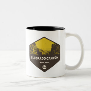 Eldorado Canyon State Park Colorado Two-Tone Coffee Mug
