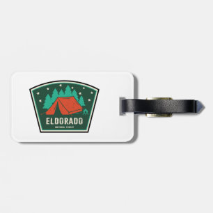 Eldorado National Forest Camping Luggage Tag