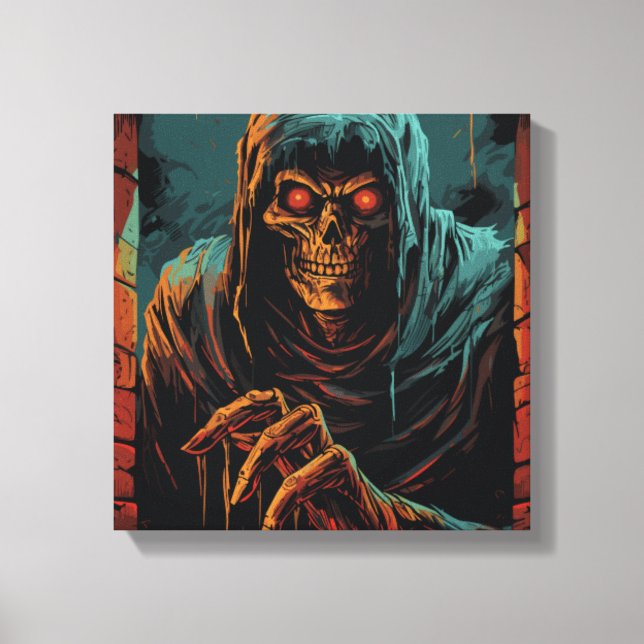 Eldritch Awakening Canvas Print (Front)