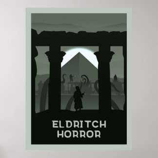 Eldritch Horror Board Game Minimalist Travel St Poster