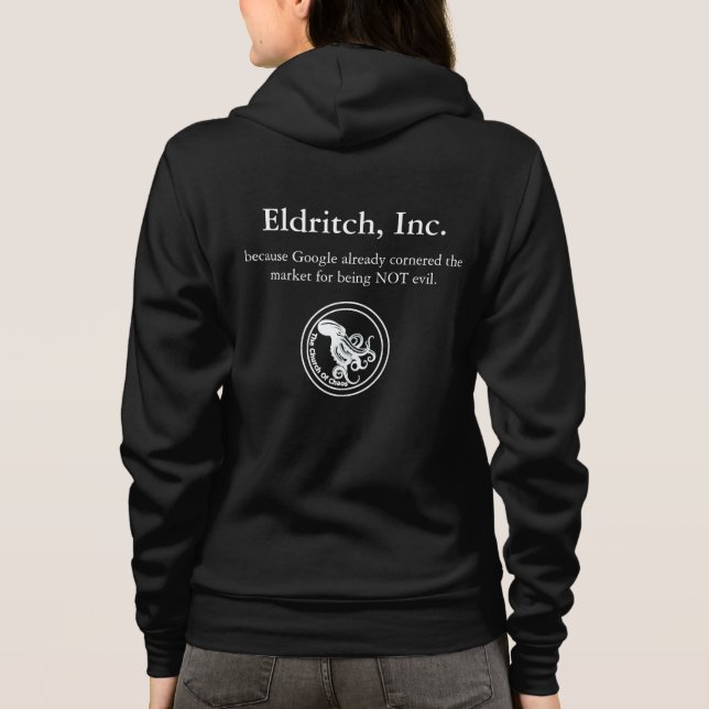 Eldritch, Inc. Hoodie (Light logo) (Back)