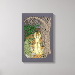 Eldritch Mistress (Fairy Lady in Woods) Canvas Print