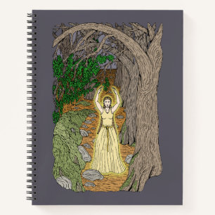 Eldritch Mistress (Fairy Lady in Woods) Notebook