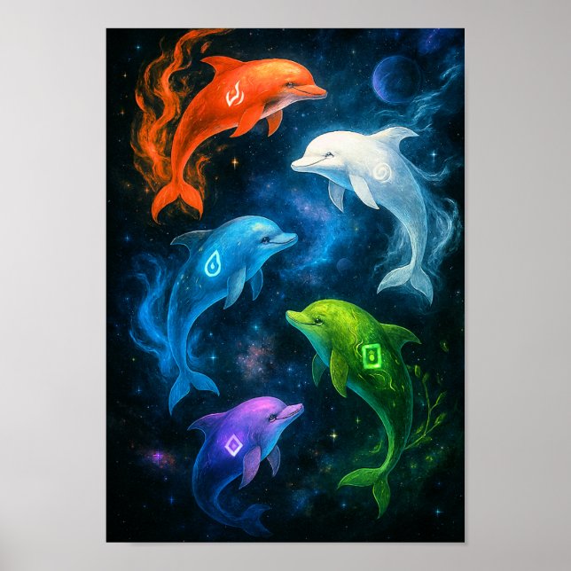 Ele-Dolphins Poster (Front)