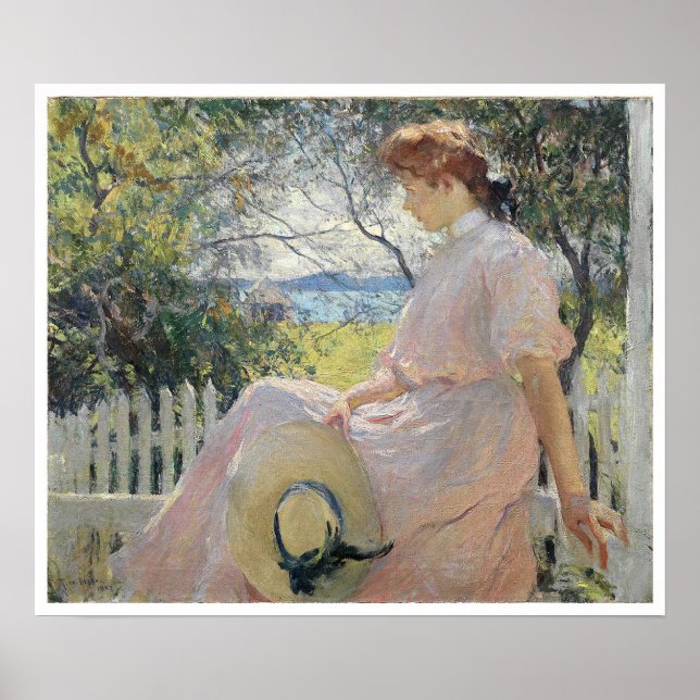 Eleanor, Frank Weston Benson Poster (Front)