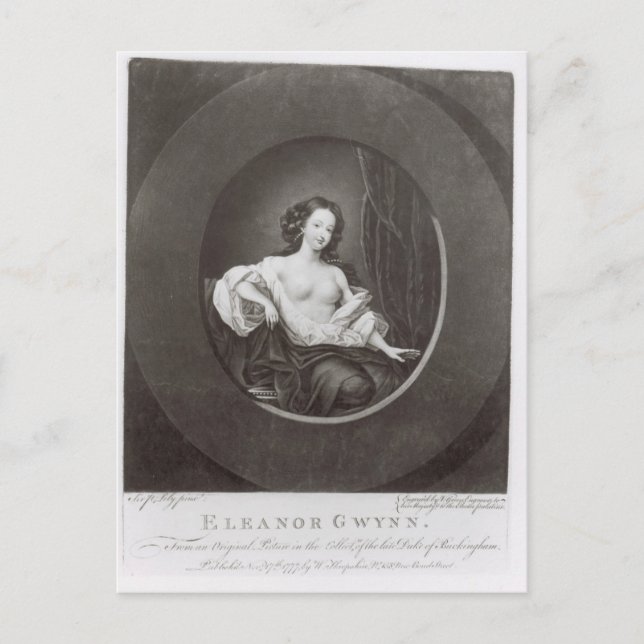 Eleanor  Gwynne Postcard (Front)