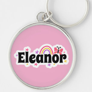 Eleanor name cute design key ring