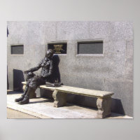 Eleanor Rigby Statue, Liverpool, UK.