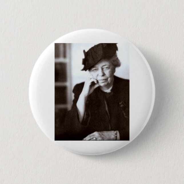 Eleanor Roosevelt 6 Cm Round Badge (Front)