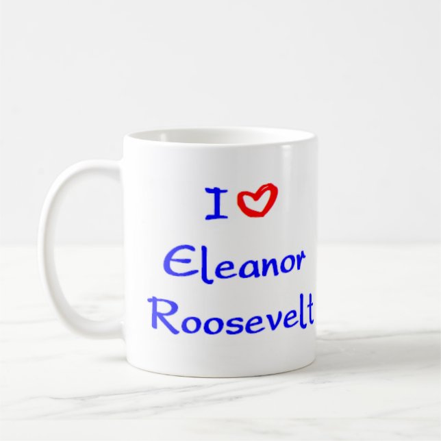 eleanor roosevelt coffee mug (Left)