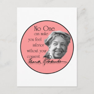 Eleanor Roosevelt - First Lady of the World Postcard
