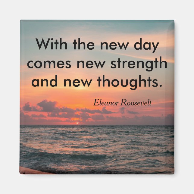 Eleanor Roosevelt Inspirational Quote Magnet (Front)