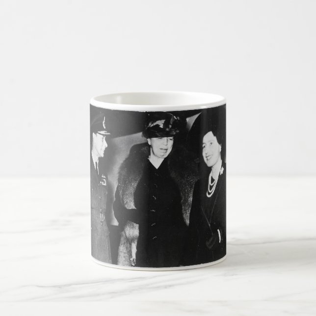Eleanor Roosevelt King George VI Queen Elizabeth Coffee Mug (Center)