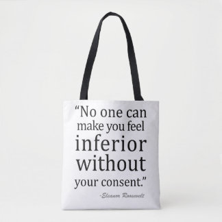 Eleanor Roosevelt-Quotes Tote Bag