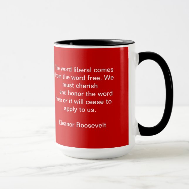 Eleanor Roosevelt wisdom cup (Right)