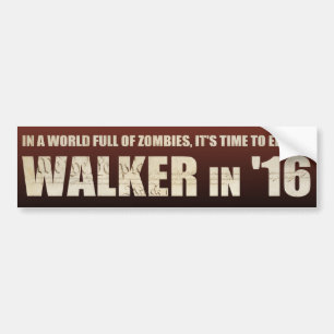Elect a Walker '16 - Bumper Sticker